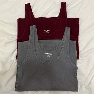 OLD NAVY Slim Fit Tanks